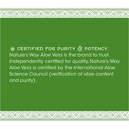 Natures Way Premium Quality Aloe Vera Leaf Juice 99.5% Purified