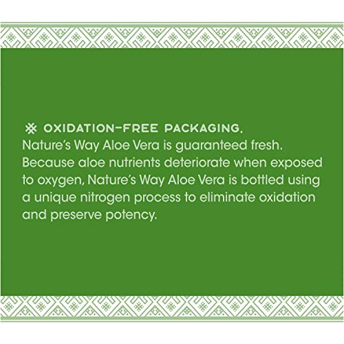 Natures Way Premium Quality Aloe Vera Leaf Juice 99.5% Purified