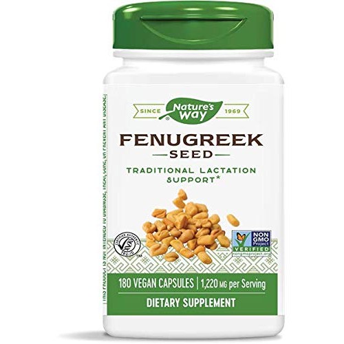 Natures Way Fenugreek Seed, 180 Capsules Pack Of 2