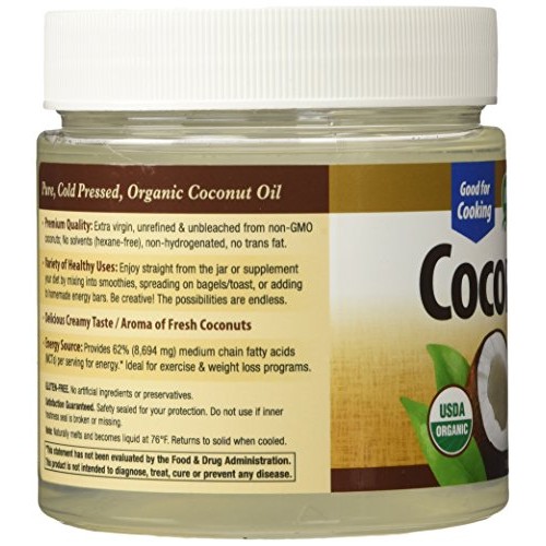 Natures Way Coconut Oil, Extra Virgin, Organic, 16 Ounces Each