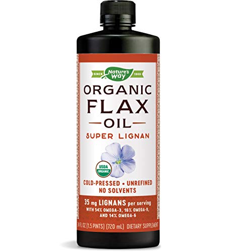 Natures Way Organic Flax Oil Super Lignan 24 Ounce
