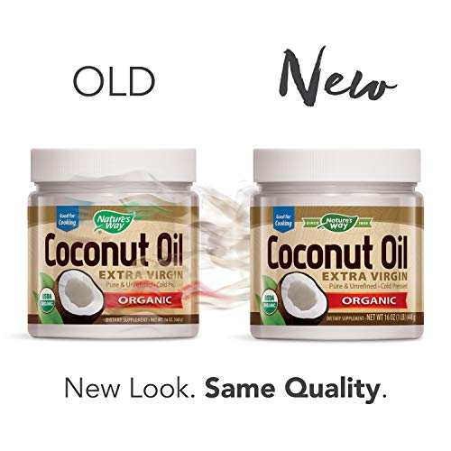 Natures Way Usda Organic Extra Virgin Coconut Oil- Pure, Cold-P
