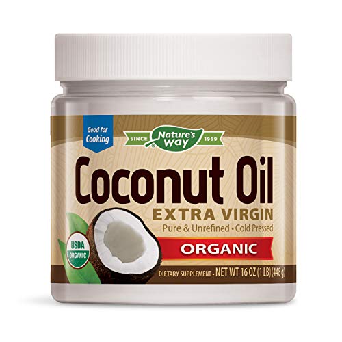 Natures Way Usda Organic Extra Virgin Coconut Oil- Pure, Cold-P
