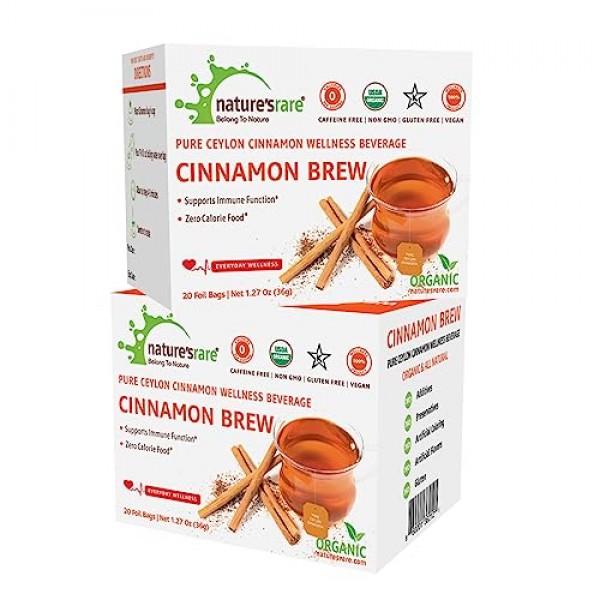 Pure Ceylon Cinnamon Brew – 100% Organic Pure CEYLON CINNAMON TE...