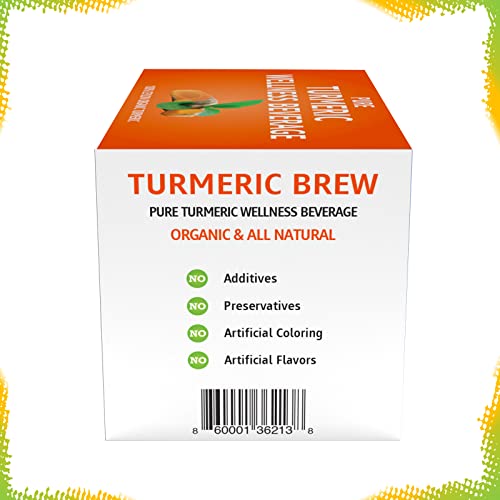 Pure Ceylon Turmeric Brew - 100% Organic Ceylon Turmeric Tea Bag...