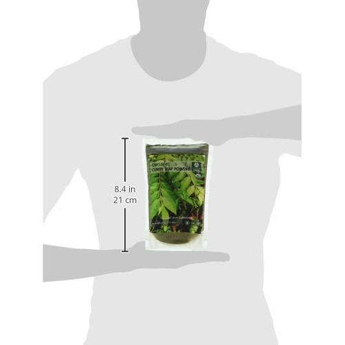 Curry Leaf Powder 1/2 Lb By Naturevibe Botanicals, Gluten-Fr