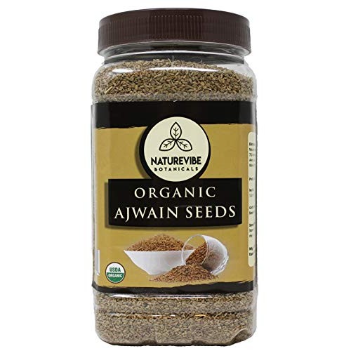 Naturevibe Botanicals Organic Ajwain Seeds, 1 Pound | Trachysper