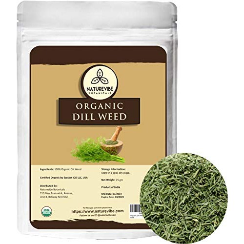 Naturevibe Botanicals Organic Dill Weed, 25Gm | Non-Gmo And Glut