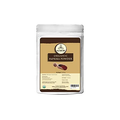Naturevibe Botanicals Organic Paprika Powder, 1Lb | Non-Gmo And