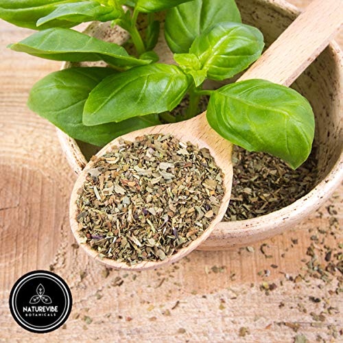 Naturevibe Botanicals Basil Leaves 100Gm