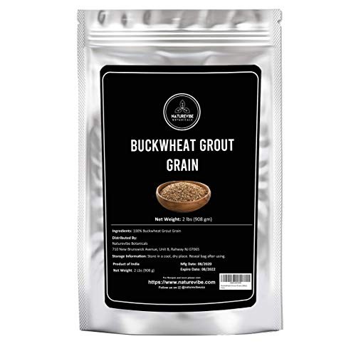 Naturevibe Botanicals Buckwheat Grout Grain, 2Lbs | Gluten Free,