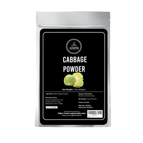 Naturevibe Botanicals Cabbage Powder, 1Lbs | Non-Gmo, Gluten Fre