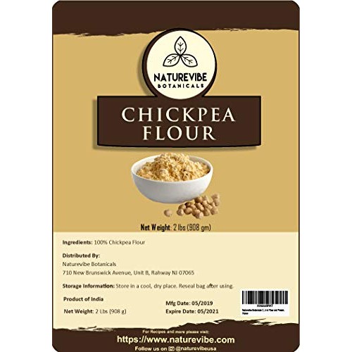 Naturevibe Botanicals Chickpea Flour 2Lb | Gluten Free &Amp; Non Gmo