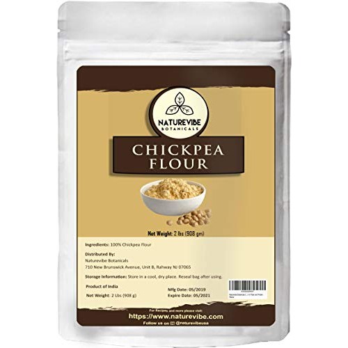 Naturevibe Botanicals Chickpea Flour 2Lb | Gluten Free &Amp; Non Gmo