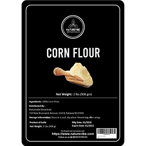 Naturevibe Botanicals Corn Flour, 2Lbs | Non-Gmo And Gluten Free