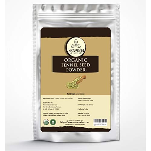 Naturevibe Botanicals Fennel Seed Ground Powder 5Lb | Organic Fo