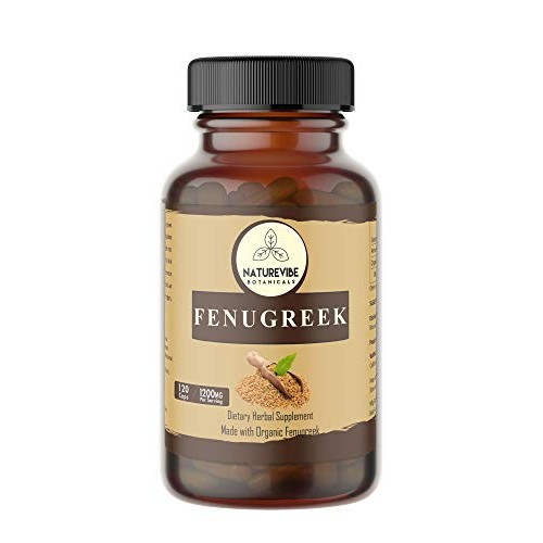 Naturevibe Botanicals Fenugreek Capsules, Ultra-Premium –100% Or