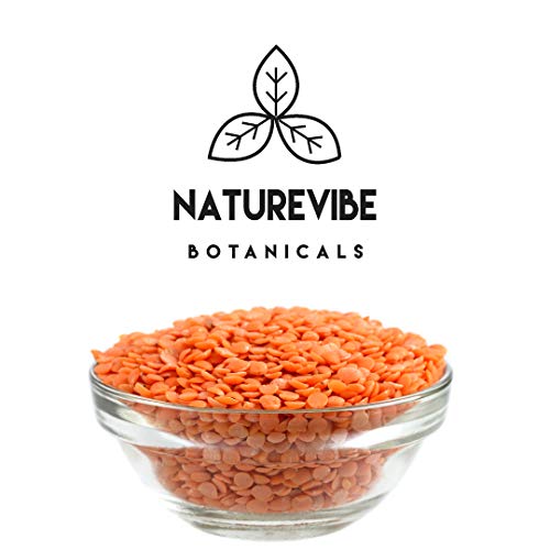 Naturevibe Botanicals Masoor Dal Indian Red Lentils, 4Lbs | No