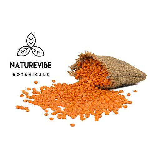 Naturevibe Botanicals Masoor Dal Indian Red Lentils, 4Lbs | No