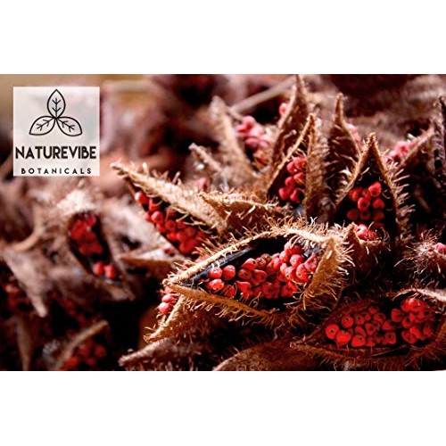 Naturevibe Botanicals Organic Annatto Seeds, 10 Ounces | Non-Gmo