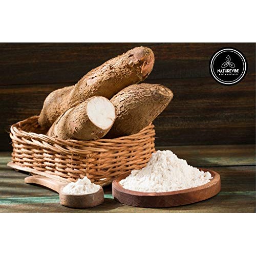 Naturevibe Botanicals Organic Cassava Flour, 2Lbs | Non-Gmo And