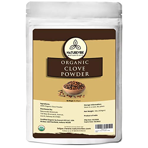 Naturevibe Botanicals Organic Clove Powder 1Lbs | Non Gmo And