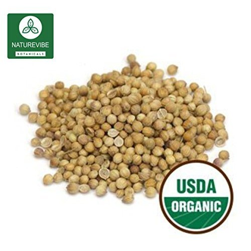 Naturevibe Botanicals Organic Coriander Seeds, 5Lbs | Raw, Glute