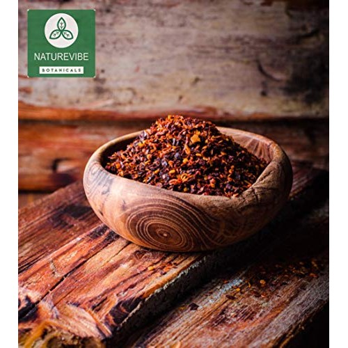 Naturevibe Botanicals Organic Crushed Red Pepper, 1Lbs - Non Gmo