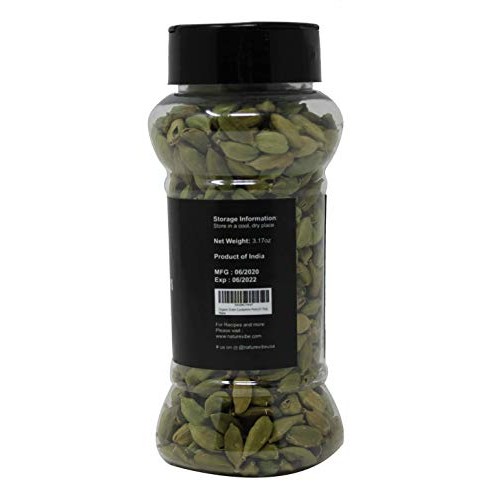 Naturevibe Botanicals Organic Green Cardamom Pods Whole, 3.17 Ou