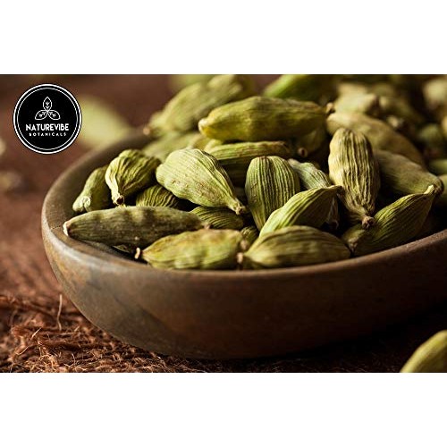Naturevibe Botanicals Organic Green Cardamom Pods Whole, 3.17 Ou