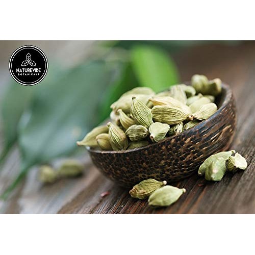 Naturevibe Botanicals Organic Green Cardamom Pods Whole, 3.17 Ou