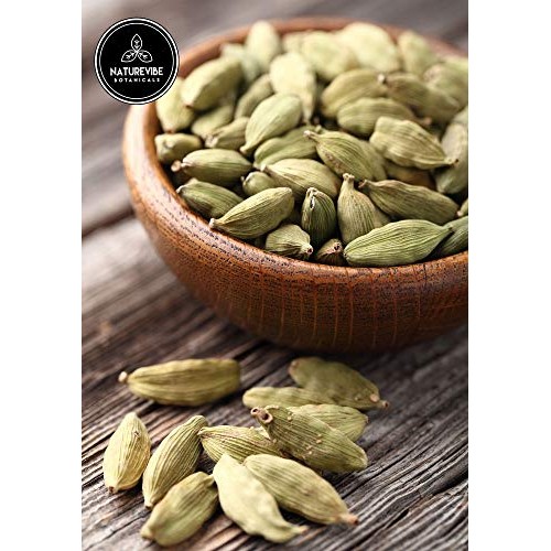 Naturevibe Botanicals Organic Green Cardamom Pods Whole, 3.17 Ou