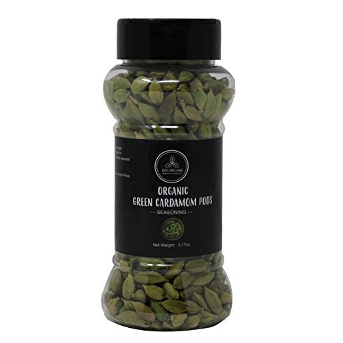 Naturevibe Botanicals Organic Green Cardamom Pods Whole, 3.17 Ou