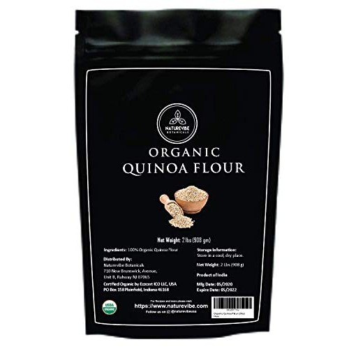 Naturevibe Botanicals Organic Quinoa Flour 2Lb And Brown Rice