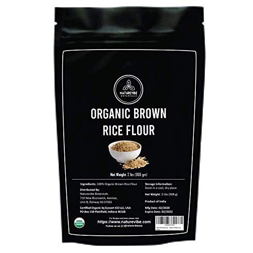 Naturevibe Botanicals Organic Quinoa Flour 2Lb And Brown Rice