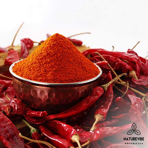 Naturevibe Botanicals Organic Red Chilli Powder 1Lbs, Capsicum A
