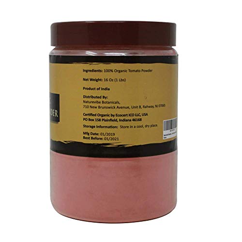 Naturevibe Botanicals Organic Tomato Powder 1Lb 16 Ounces | No