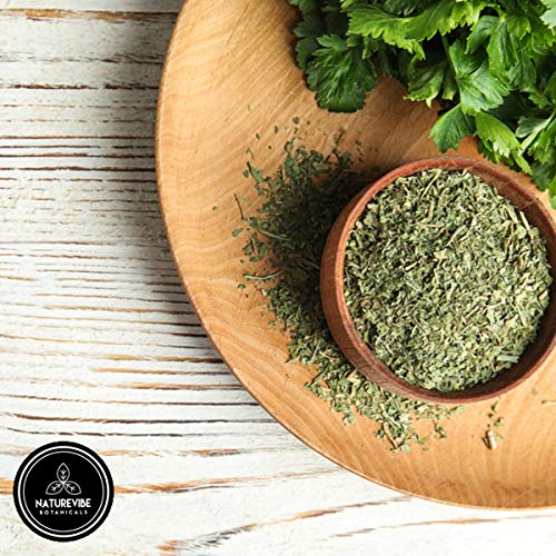 Naturevibe Botanicals Parsley Flakes, 3.53 Ounce 100Gm | Non-G