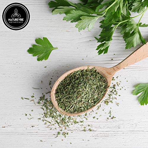 Naturevibe Botanicals Parsley Flakes, 3.53 Ounce 100Gm | Non-G