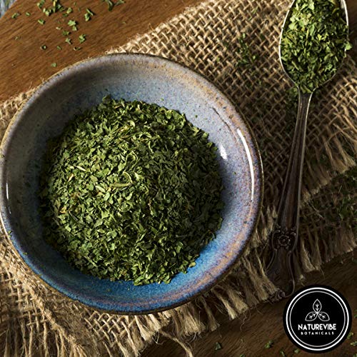 Naturevibe Botanicals Parsley Flakes, 3.53 Ounce 100Gm | Non-G