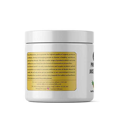 Naturevibe Botanicals Pineapple Juice Powder 8Oz