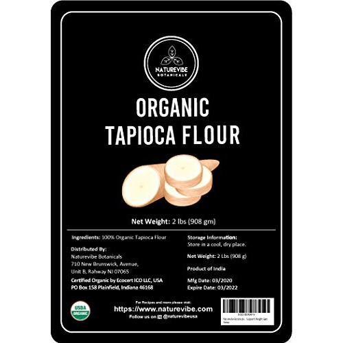 Naturevibe Botanicals Tapioca Flour, 2Lbs | Gluten-Free &Amp; Non Gm