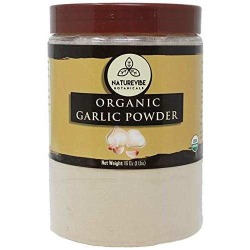 Naturevibe Botanicals Usda Organic Garlic Ground Powder 1Lb | Ra