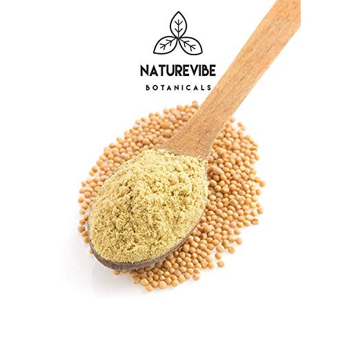 Naturevibe Botanicals Organic Yellow Mustard Seed Powder, 1 Poun