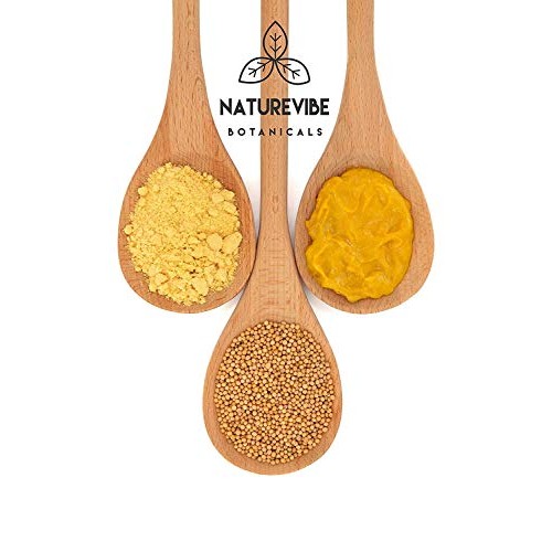 Naturevibe Botanicals Organic Yellow Mustard Seed Powder, 1 Poun