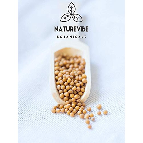 Naturevibe Botanicals Organic Yellow Mustard Seed Powder, 1 Poun