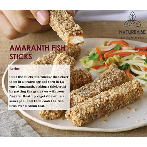Organic Amaranth Grains 2Lb By Naturevibe Botanicals, Gluten-F