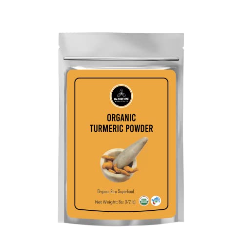 Premium Quality Organic Turmeric Root Powder with Curcumin 1/2 l...