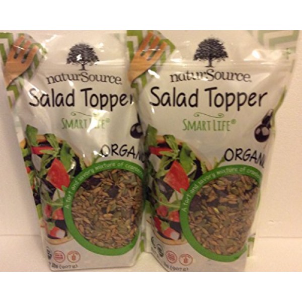 NaturSource 2 PACK Organic Salad Topper Smart Life 2LBS Each R...