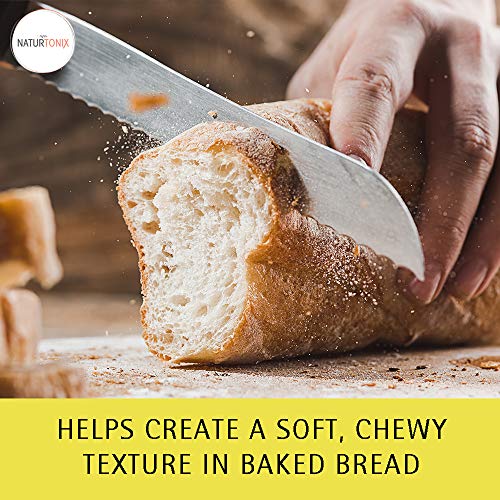 Naturtonix Vital Wheat Gluten, 4 Lb Resealable Fresh Pouch, 100%